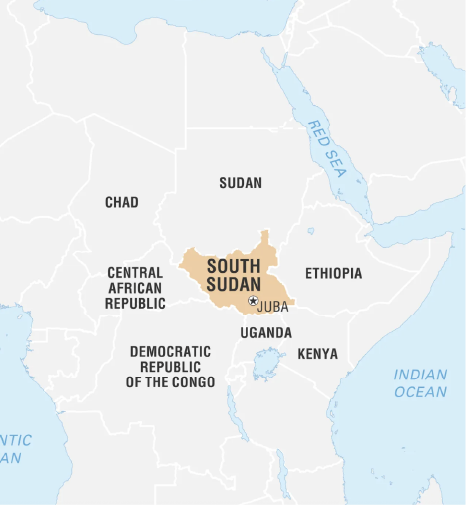 sudan map